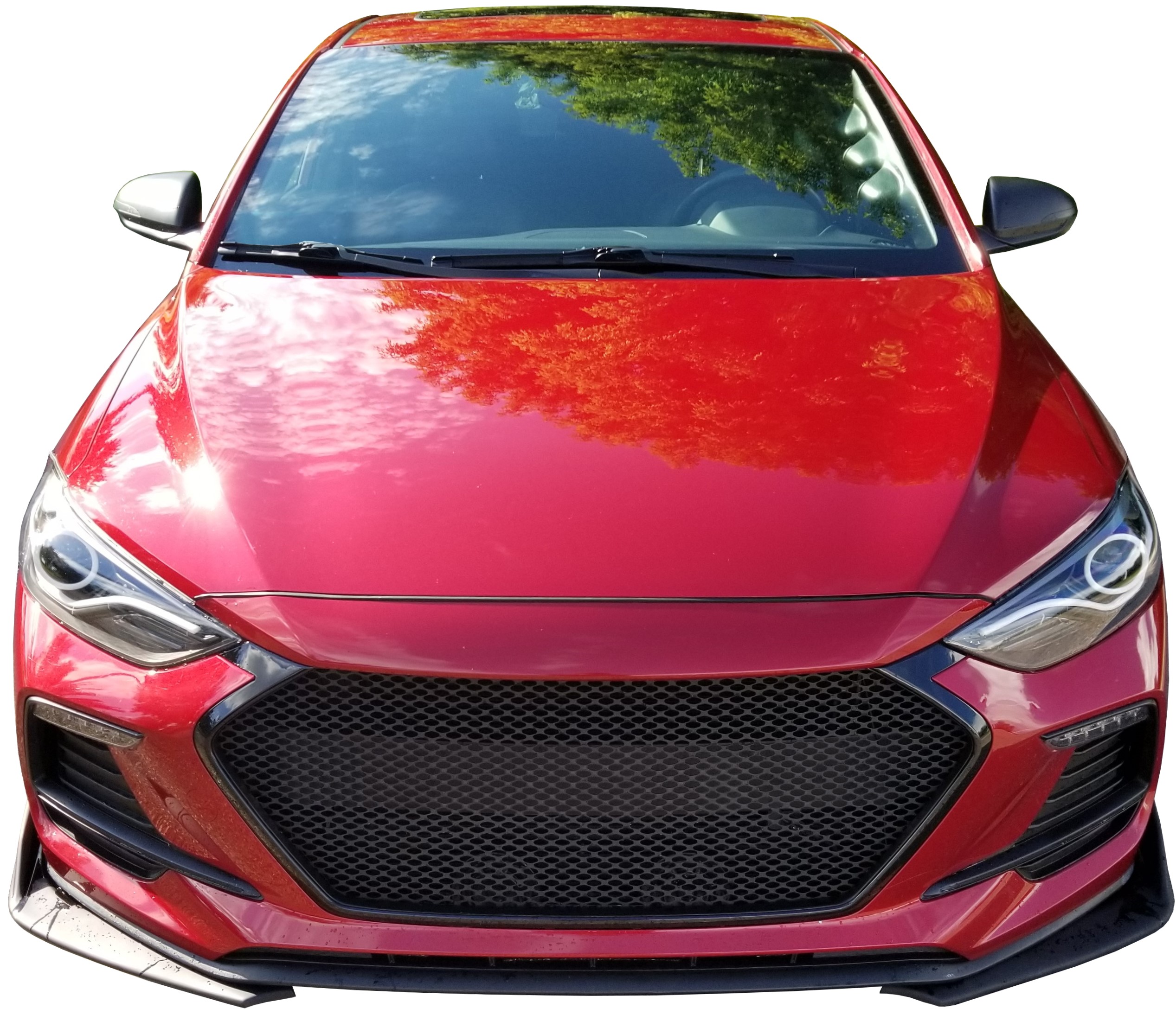 CCG FLAT BLACK PERF GT MESH GRILL GRILLE FOR A 2017-18 ...
