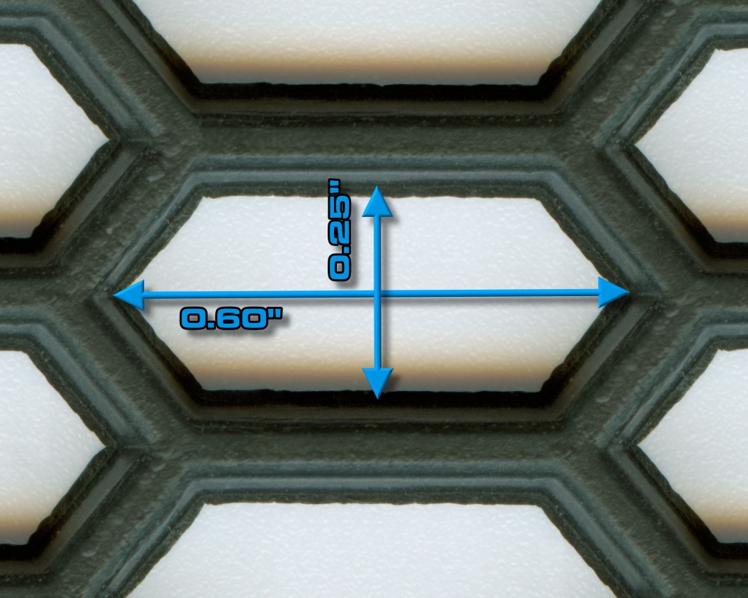 CCG UNIVERSAL 6" x 36" ABS PLASTIC DIAMOND GRILL GRILLE MESH SHEET